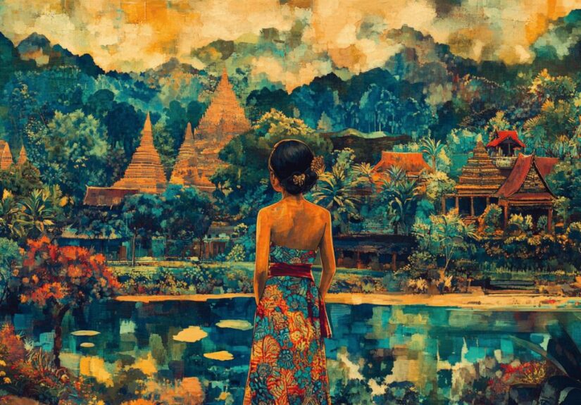 Costume traditionnel du Laos – Image de la culture laotienne: Ein Schmelztiegel südostasiatischer Textiltraditionen