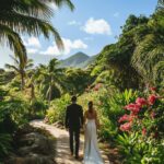 Mariage exotique Seychelles: Perfekte Kleidung für eine unvergessliche Gartenhochzeit