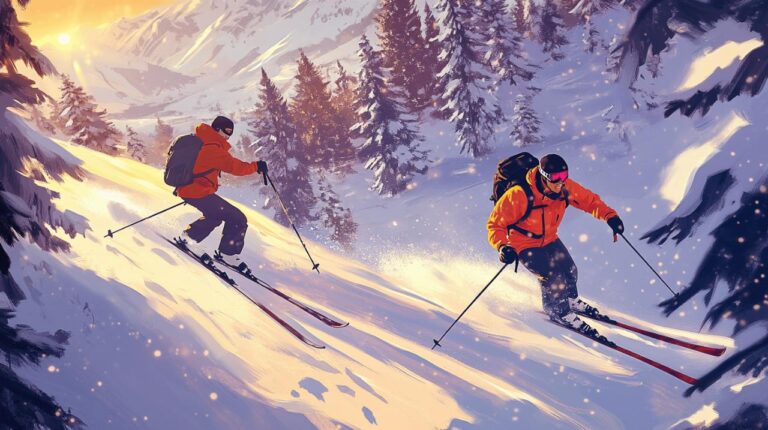 Gruppenerleben im Schnee: Ski de fond ou ski alpin, quelle est la difference?